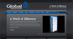 Desktop Screenshot of globalbuildingproducts.us